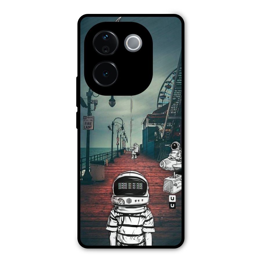 Robotic Design Metal Back Case for iQOO Z9s Pro