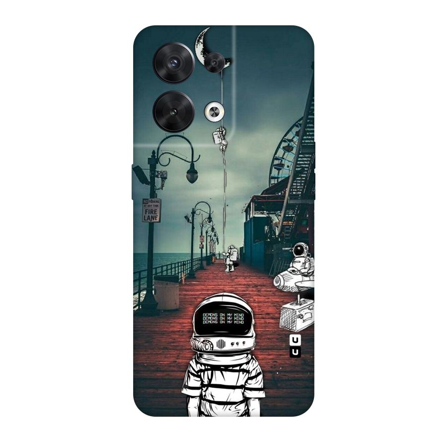 Robotic Design Original Polycarbonate Back Case for Oppo Reno8 5G