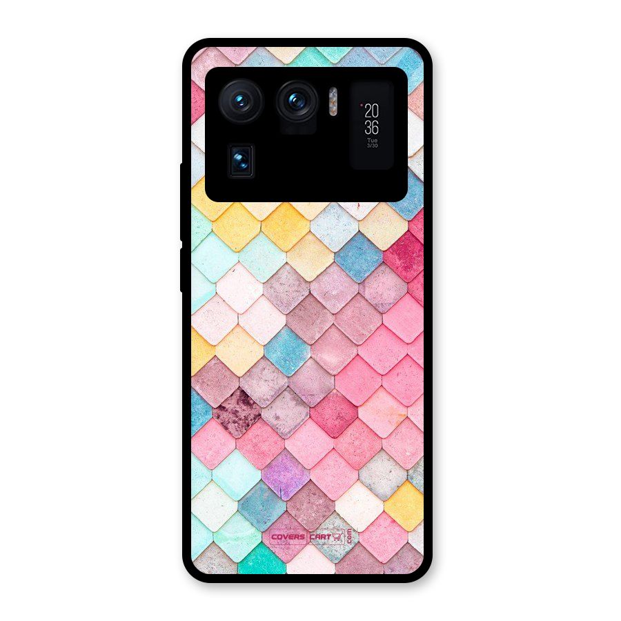 Rocks Pattern Design Glass Back Case for Mi 11 Ultra