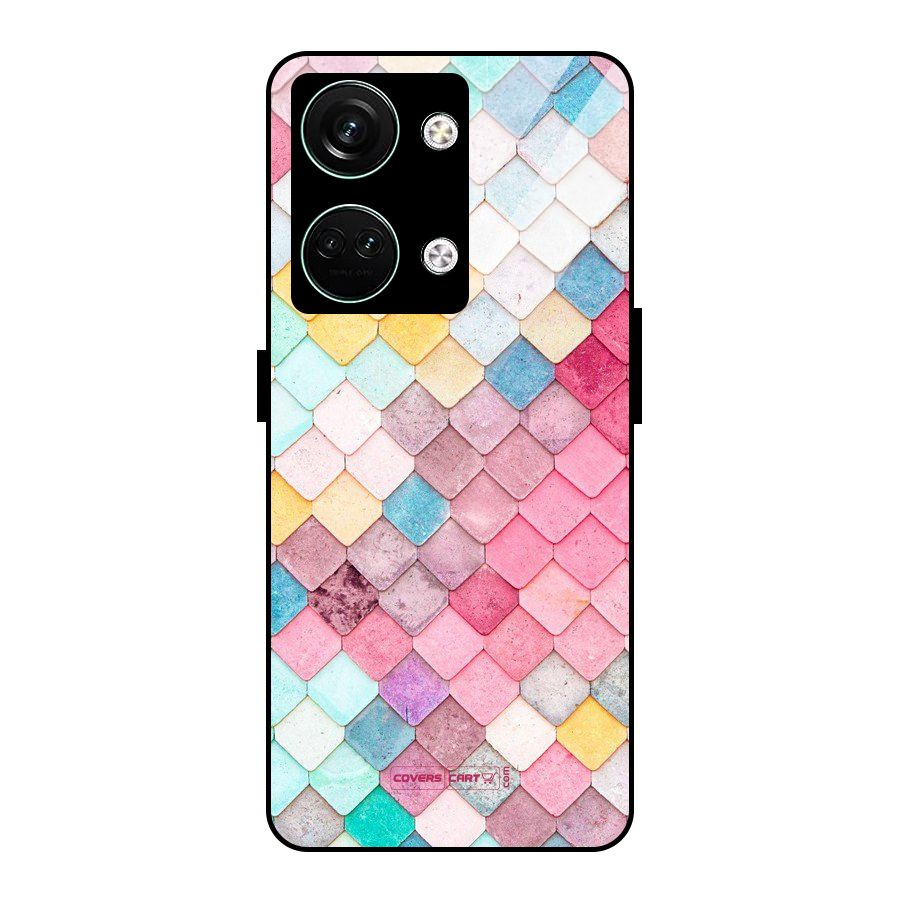 Rocks Pattern Design Glass Back Case for Oneplus Nord 3