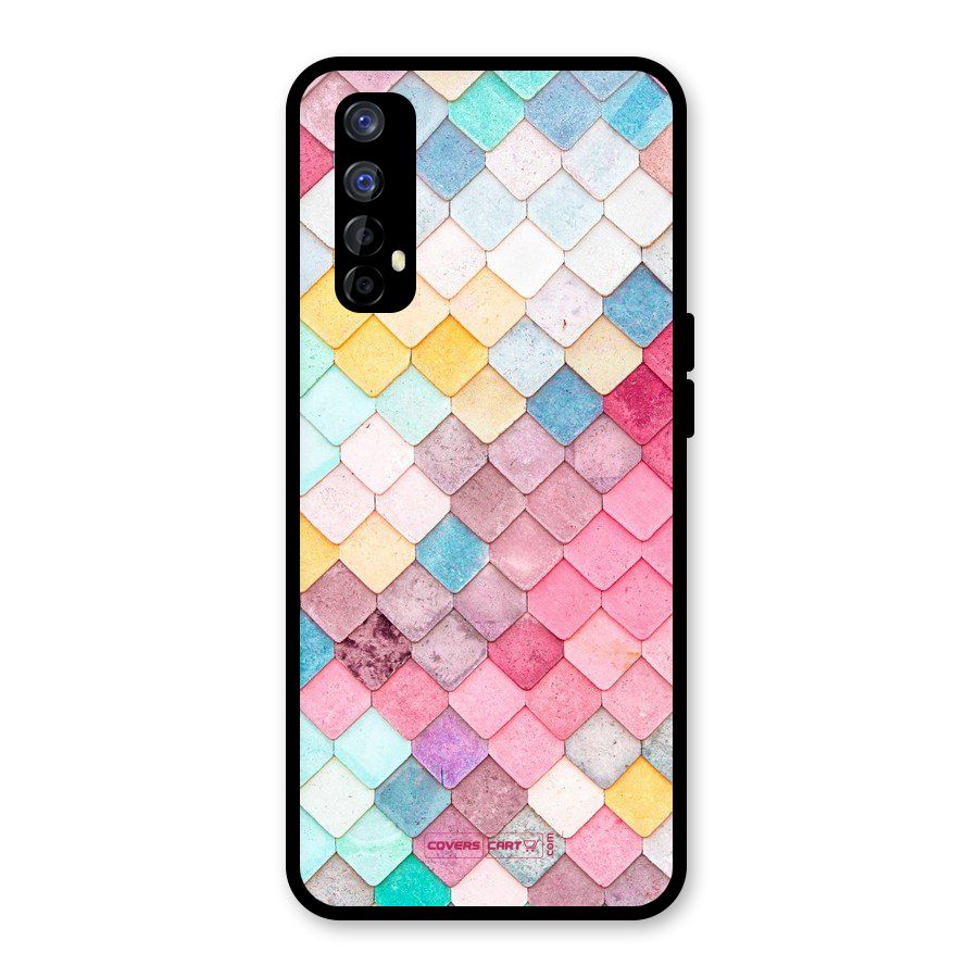 Rocks Pattern Design Glass Back Case for Realme Narzo 20 Pro