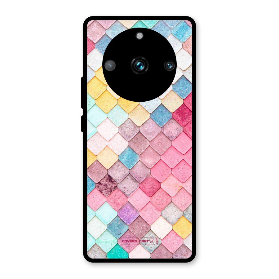 Rocks Pattern Design Glass Back Case for Realme Narzo 60 Pro