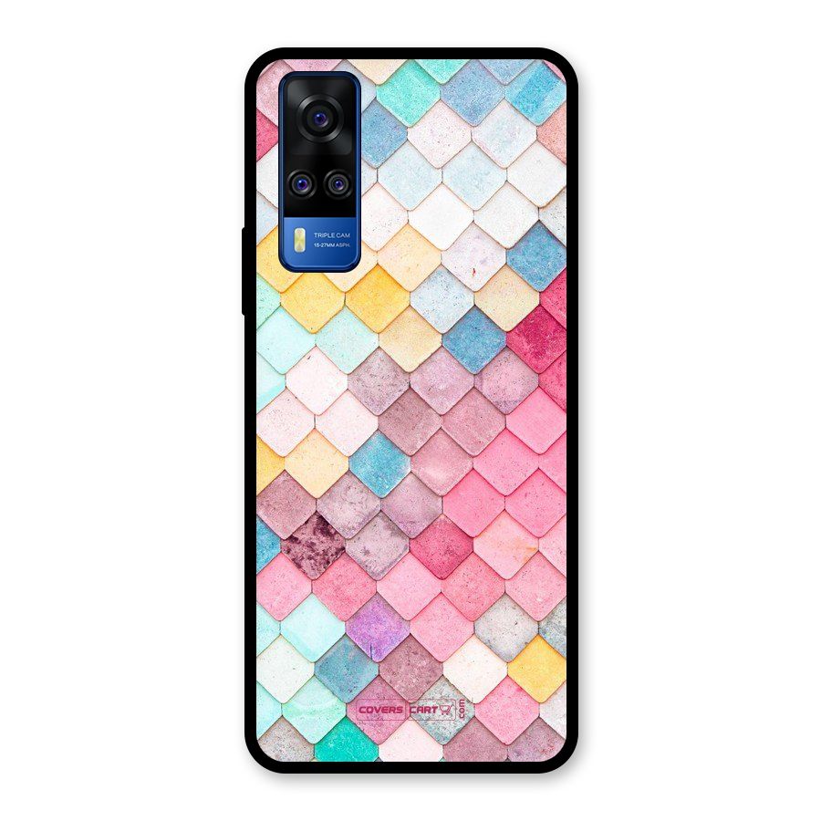 Rocks Pattern Design Glass Back Case for Vivo Y31