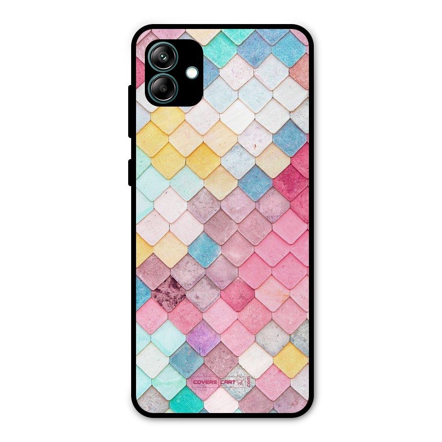 Rocks Pattern Design Metal Back Case for Galaxy A04