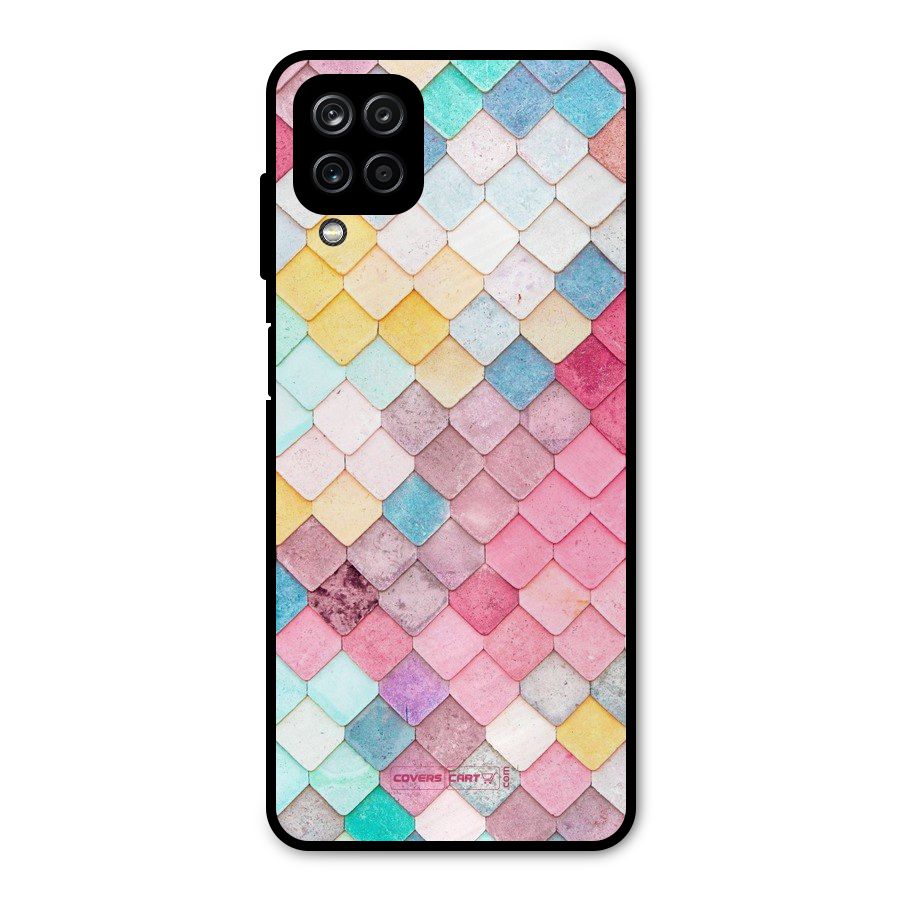 Rocks Pattern Design Metal Back Case for Galaxy A12