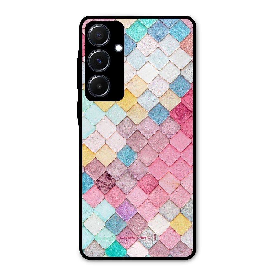 Rocks Pattern Design Metal Back Case for Galaxy A55