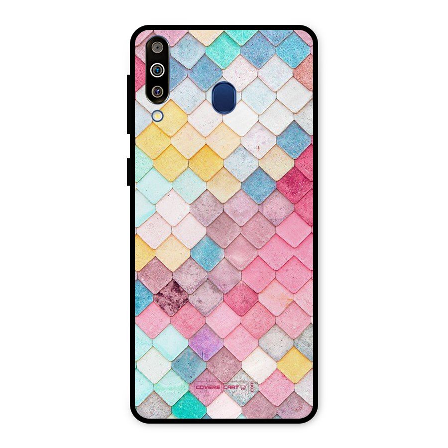 Rocks Pattern Design Metal Back Case for Galaxy M30
