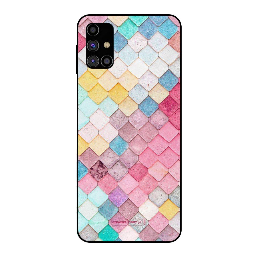 Rocks Pattern Design Metal Back Case for Galaxy M31s