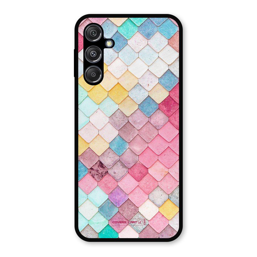 Rocks Pattern Design Metal Back Case for Galaxy M34 5G