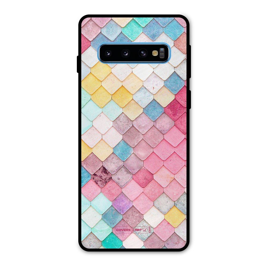 Rocks Pattern Design Metal Back Case for Galaxy S10