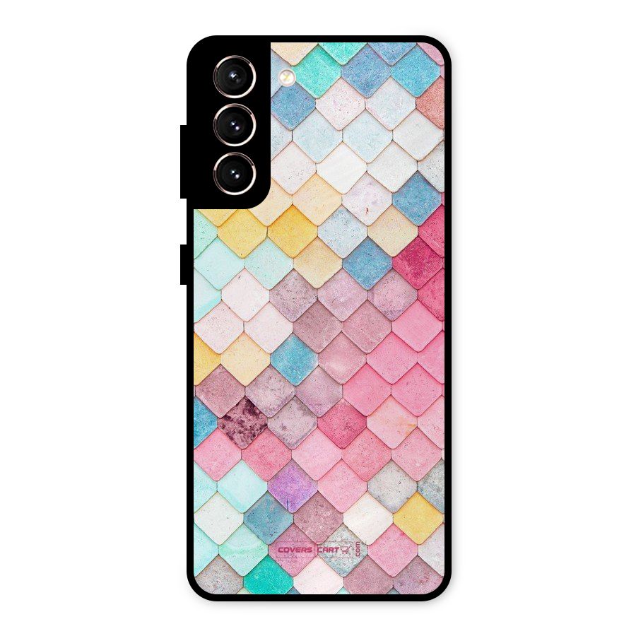 Rocks Pattern Design Metal Back Case for Galaxy S21 5G