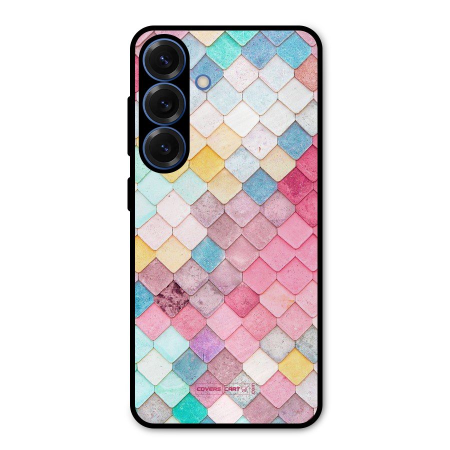 Rocks Pattern Design Metal Back Case for Galaxy S25