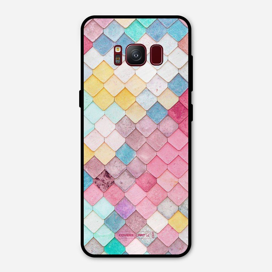 Rocks Pattern Design Metal Back Case for Galaxy S8