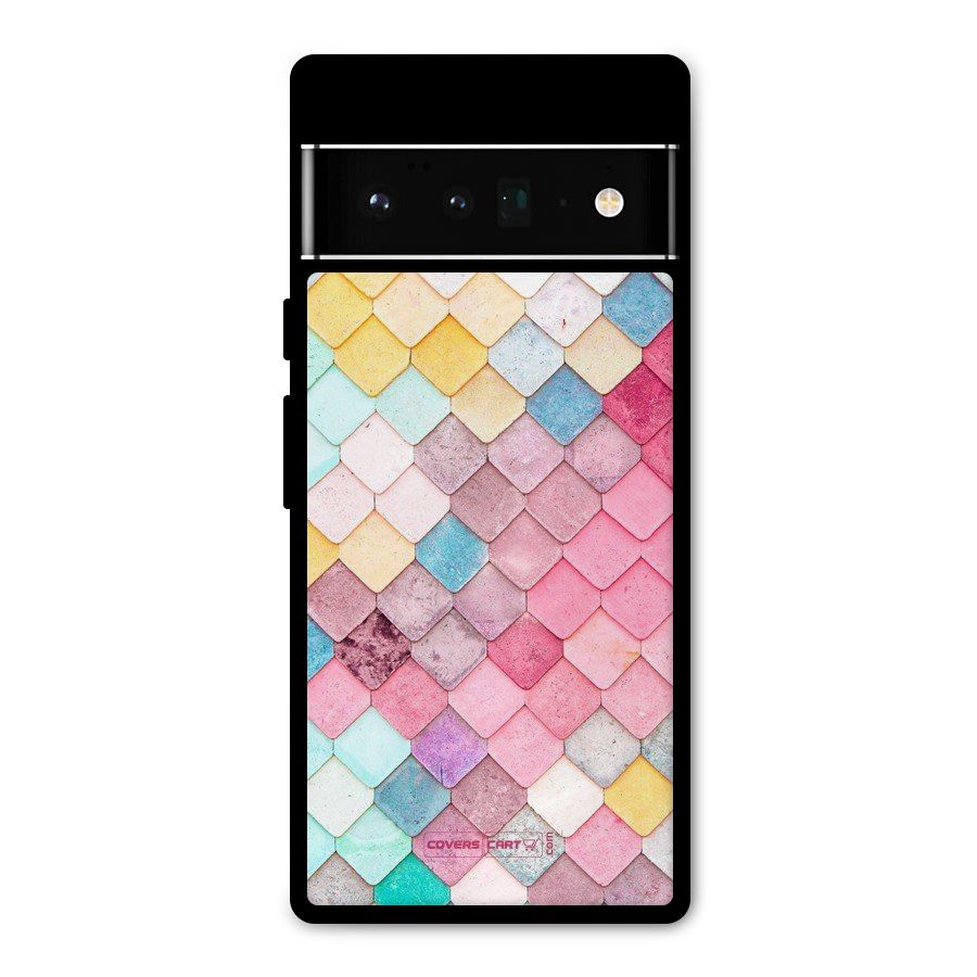 Rocks Pattern Design Metal Back Case for Google Pixel 6 Pro