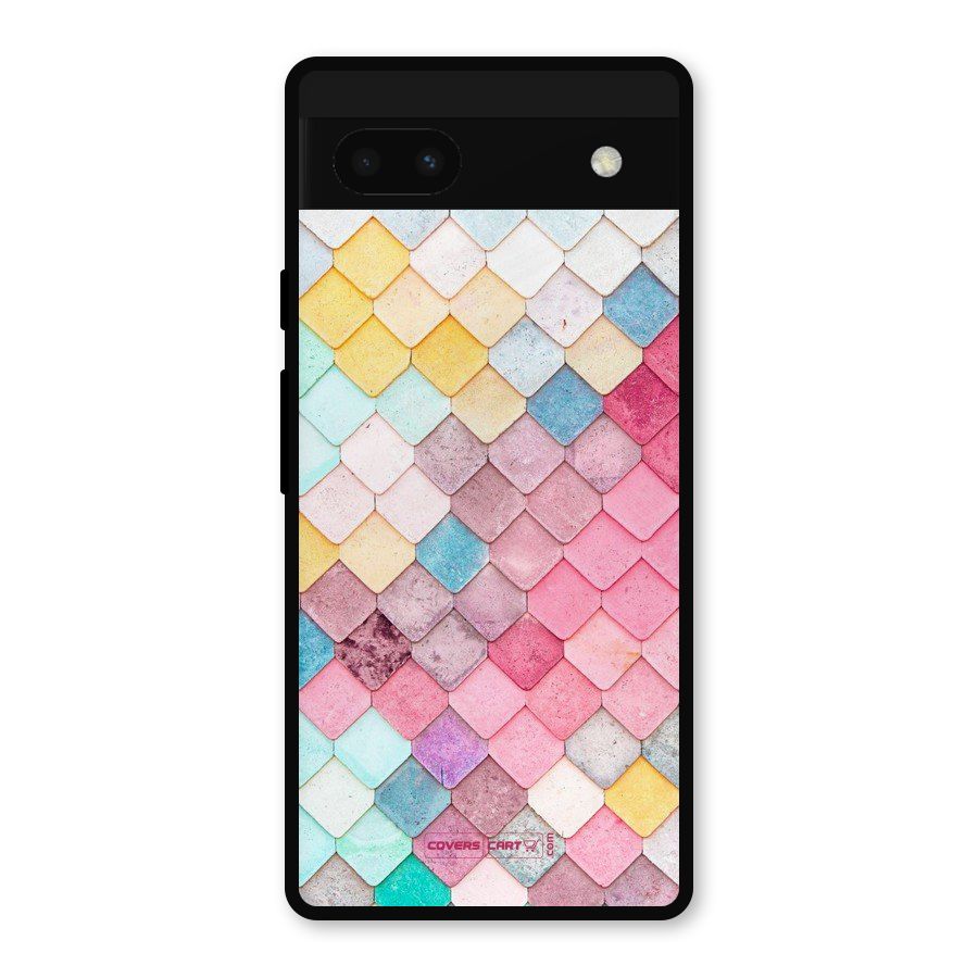 Rocks Pattern Design Metal Back Case for Google Pixel 6a