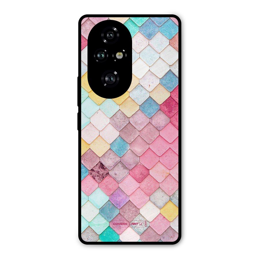 Rocks Pattern Design Metal Back Case for Honor 200 Pro