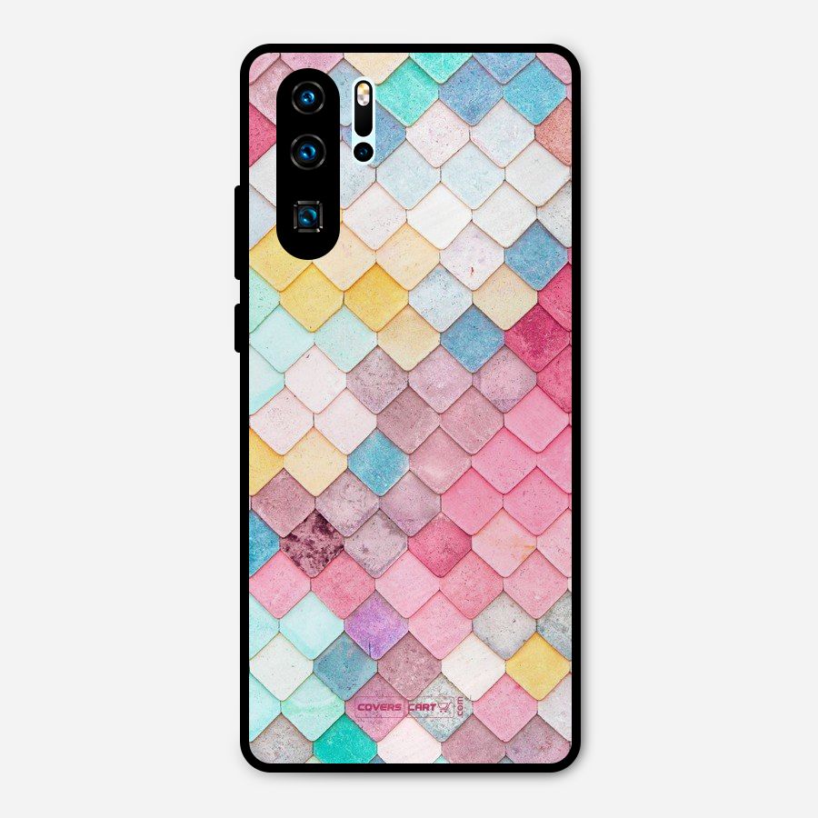 Rocks Pattern Design Metal Back Case for Huawei P30 Pro