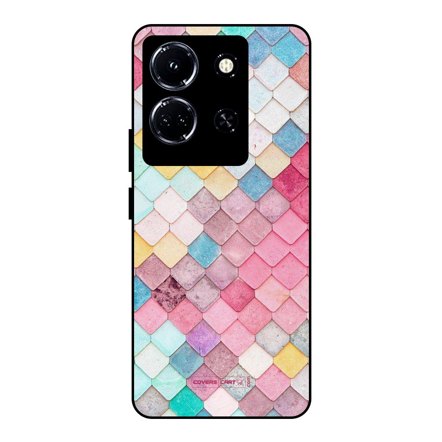 Rocks Pattern Design Metal Back Case for Infinix Note 30 5G