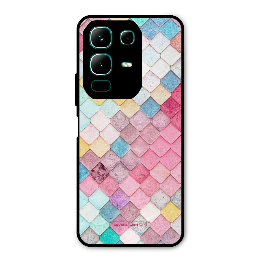 Rocks Pattern Design Metal Back Case for Infinix Note 50x