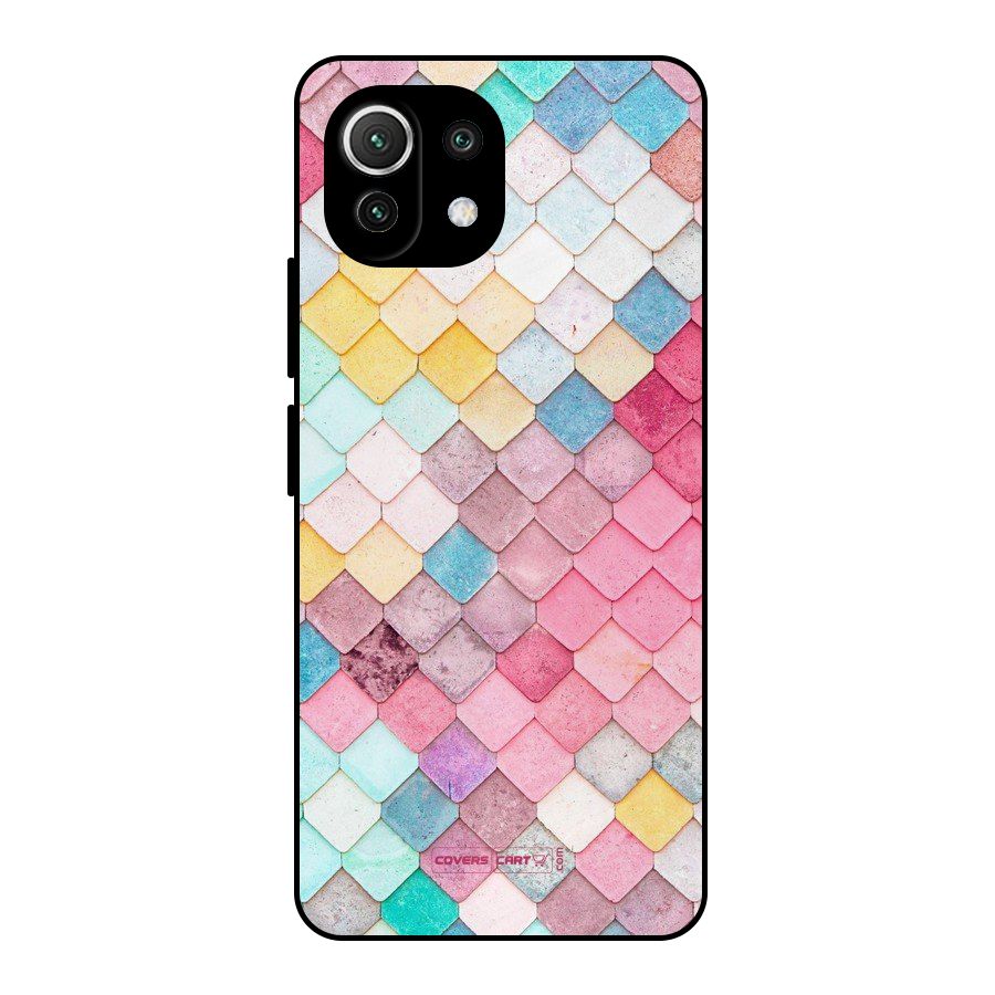 Rocks Pattern Design Metal Back Case for Mi 11 Lite NE 5G