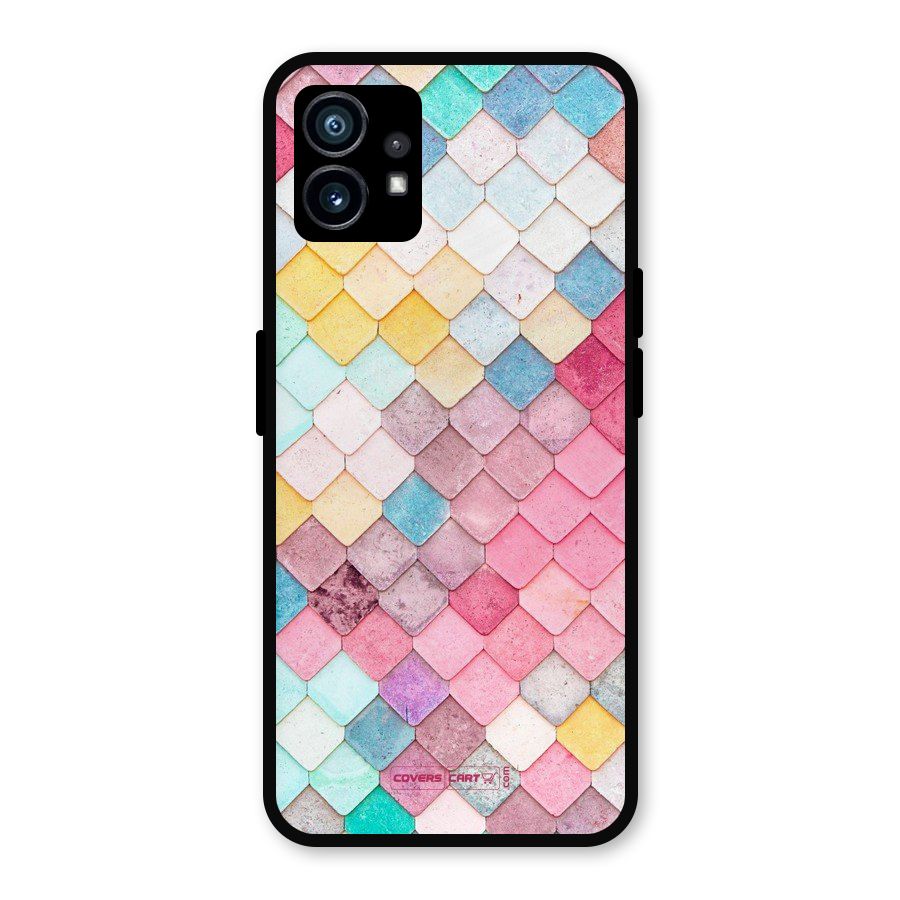 Rocks Pattern Design Metal Back Case for Nothing Phone 1