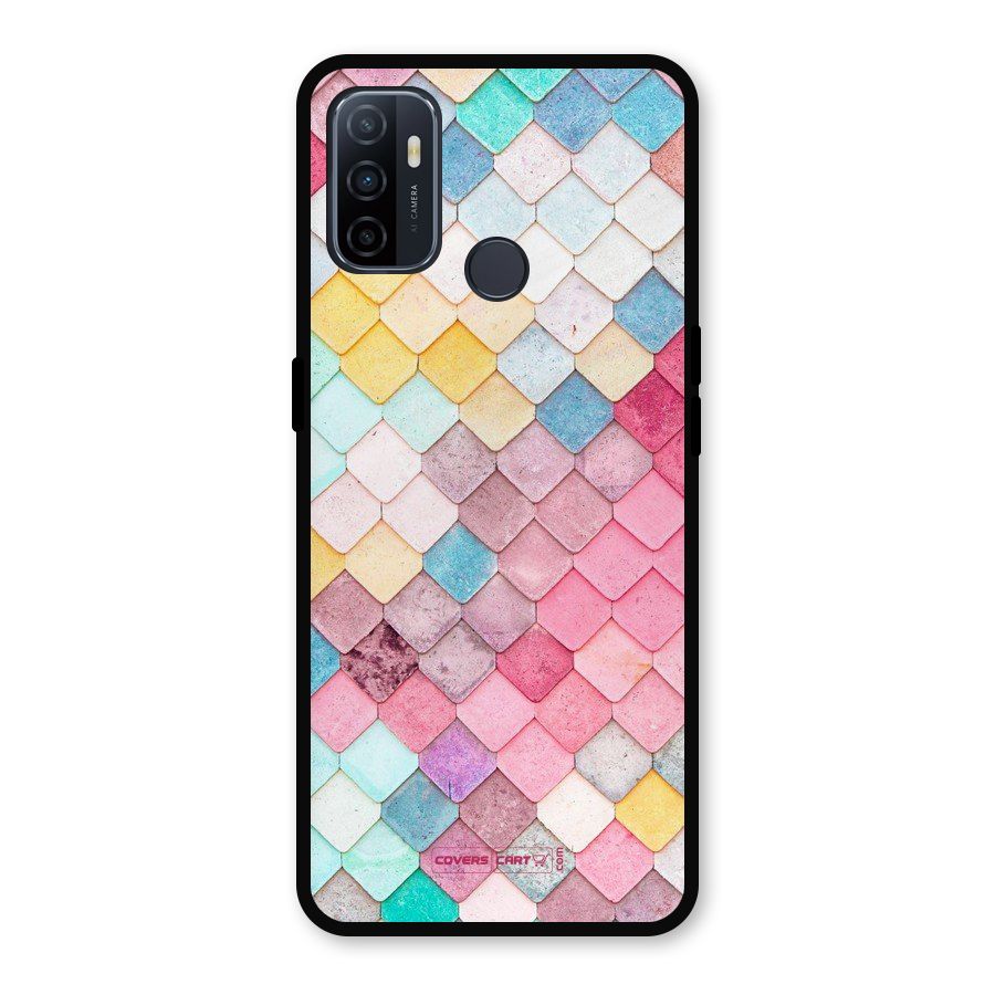 Rocks Pattern Design Metal Back Case for Oppo A53