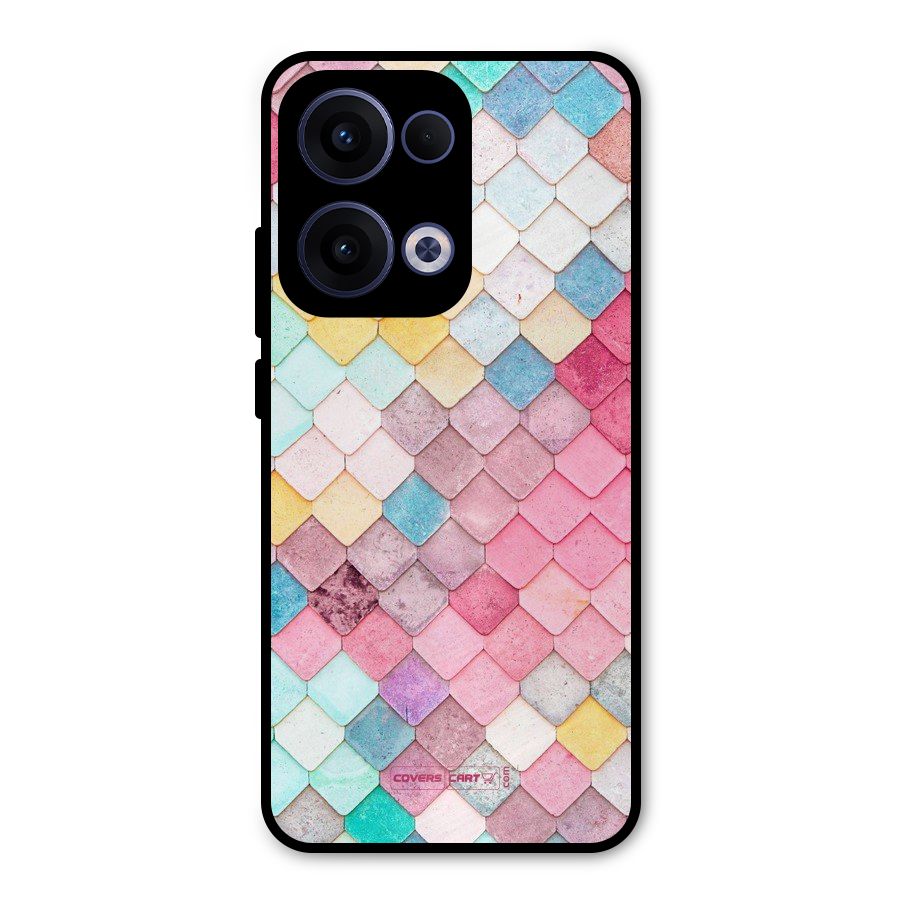 Rocks Pattern Design Metal Back Case for Oppo Reno13