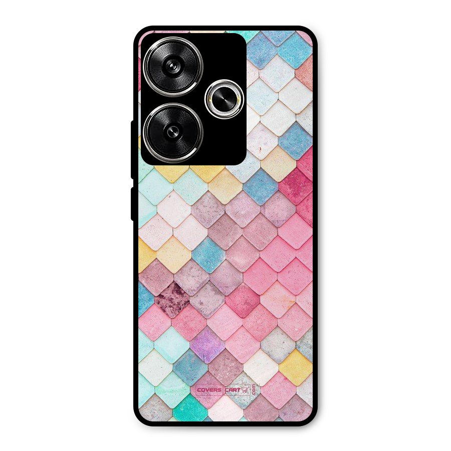 Rocks Pattern Design Metal Back Case for Poco F6