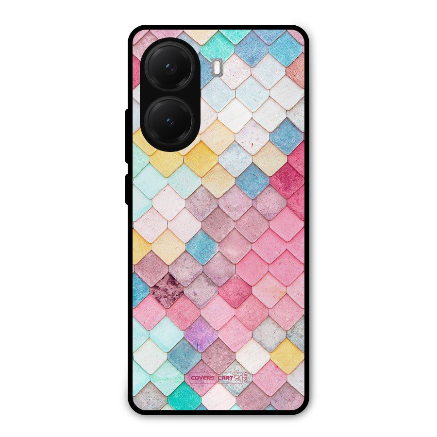 Rocks Pattern Design Metal Back Case for Poco X7 Pro