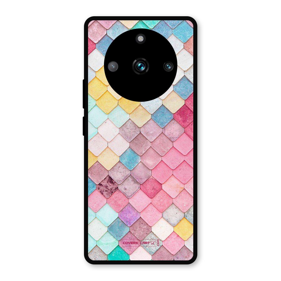 Rocks Pattern Design Metal Back Case for Realme 11 Pro