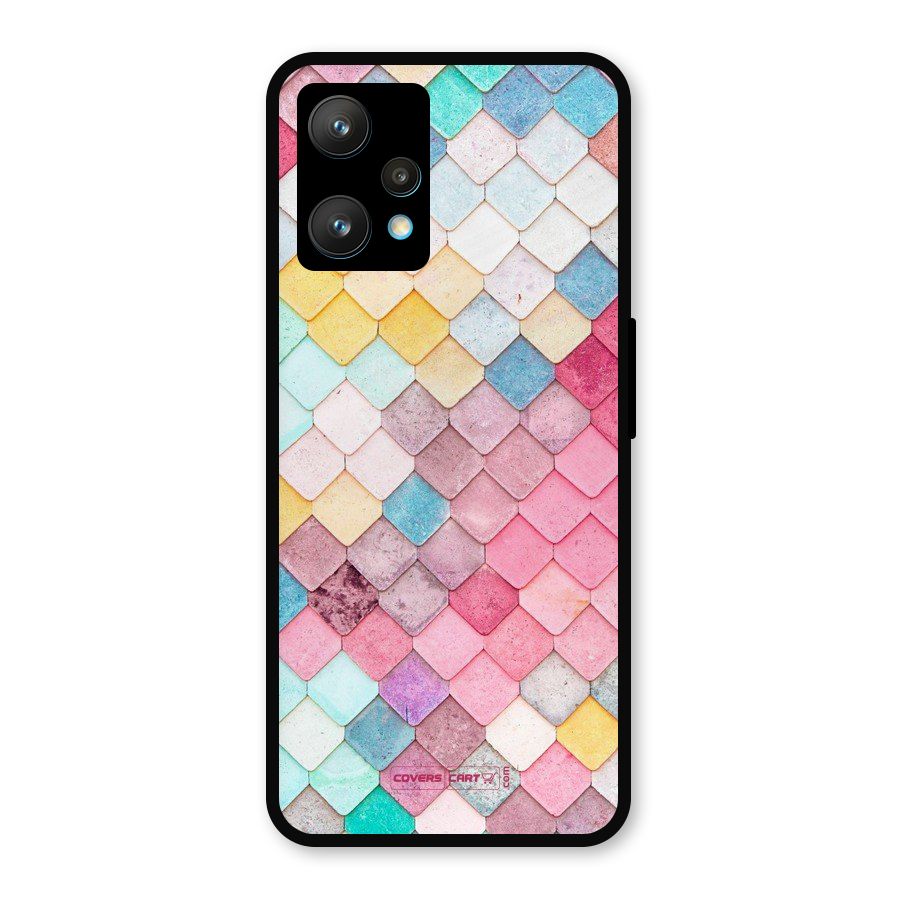 Rocks Pattern Design Metal Back Case for Realme 9 Pro Plus 5G