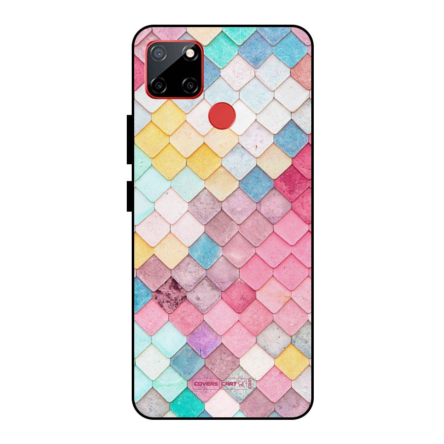 Rocks Pattern Design Metal Back Case for Realme C12