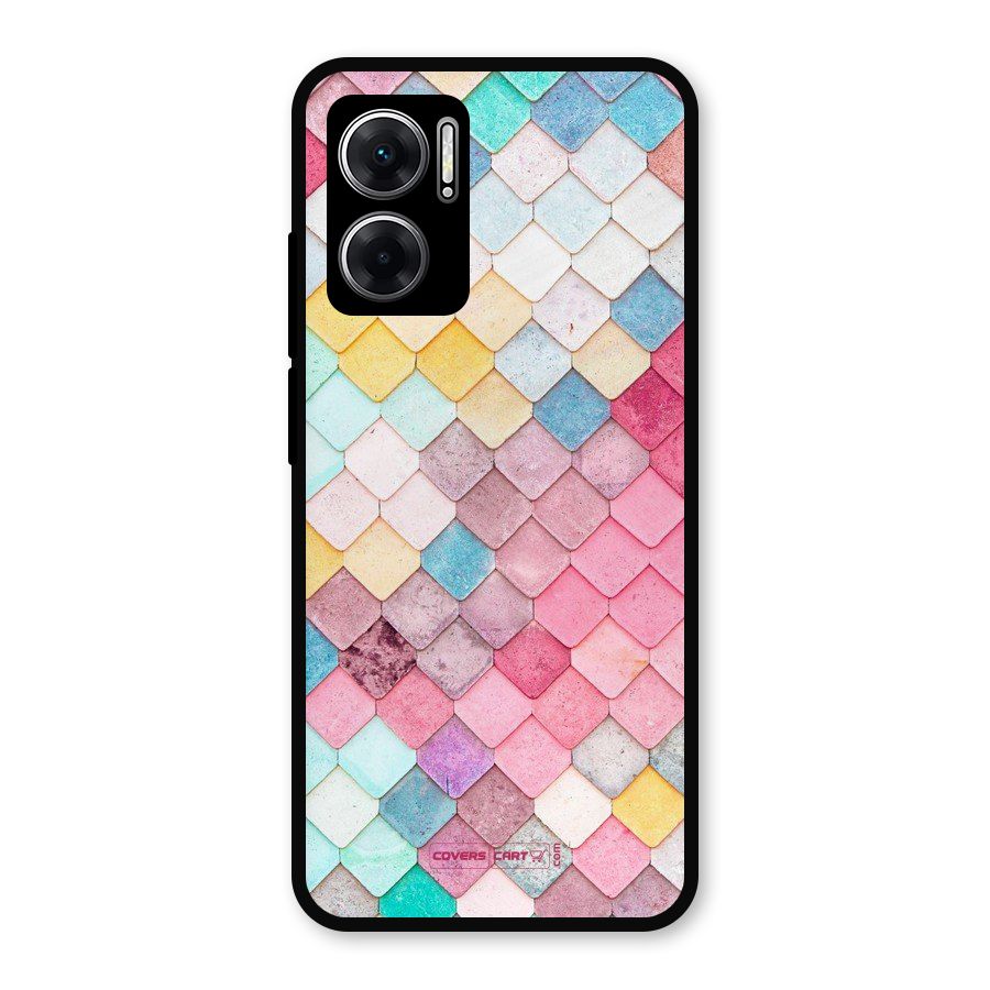 Rocks Pattern Design Metal Back Case for Redmi 11 Prime 5G