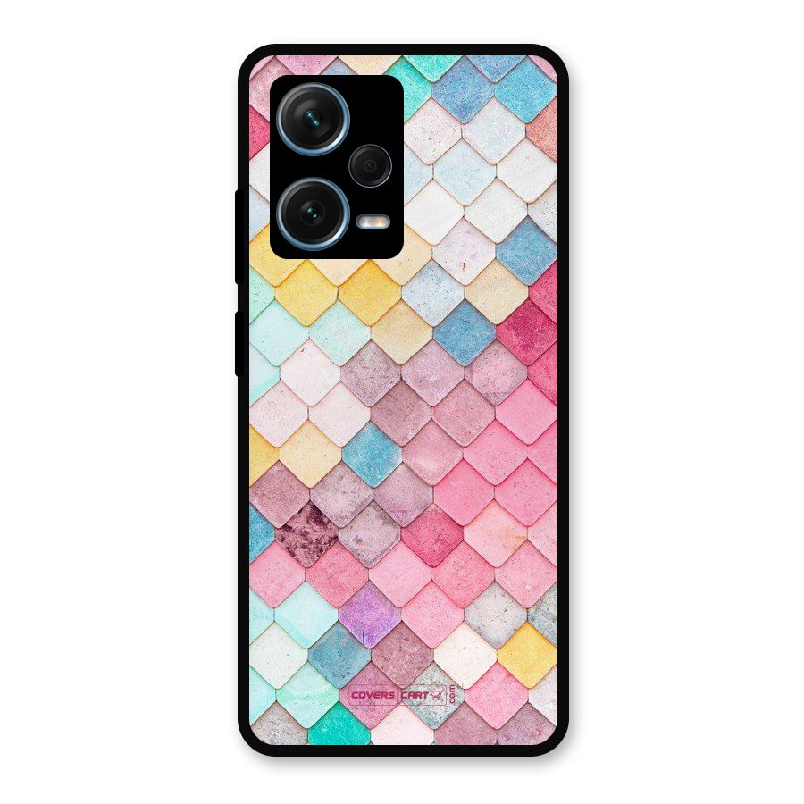 Rocks Pattern Design Metal Back Case for Redmi Note 12 Pro Plus 5G