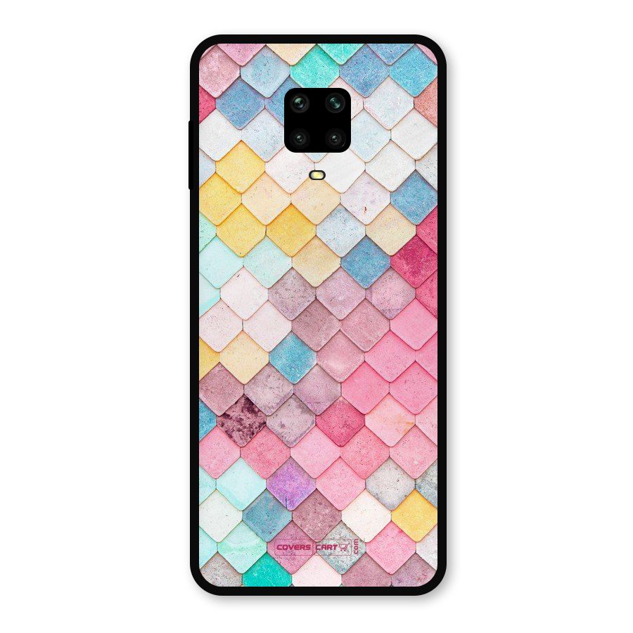 Rocks Pattern Design Metal Back Case for Redmi Note 9 Pro Max