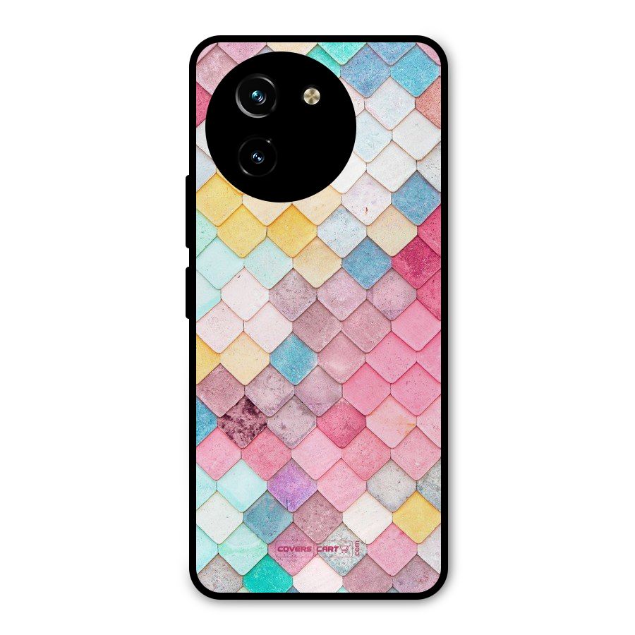 Rocks Pattern Design Metal Back Case for Vivo T3x
