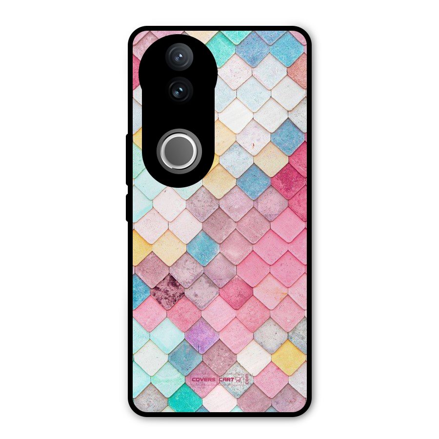 Rocks Pattern Design Metal Back Case for Vivo V50