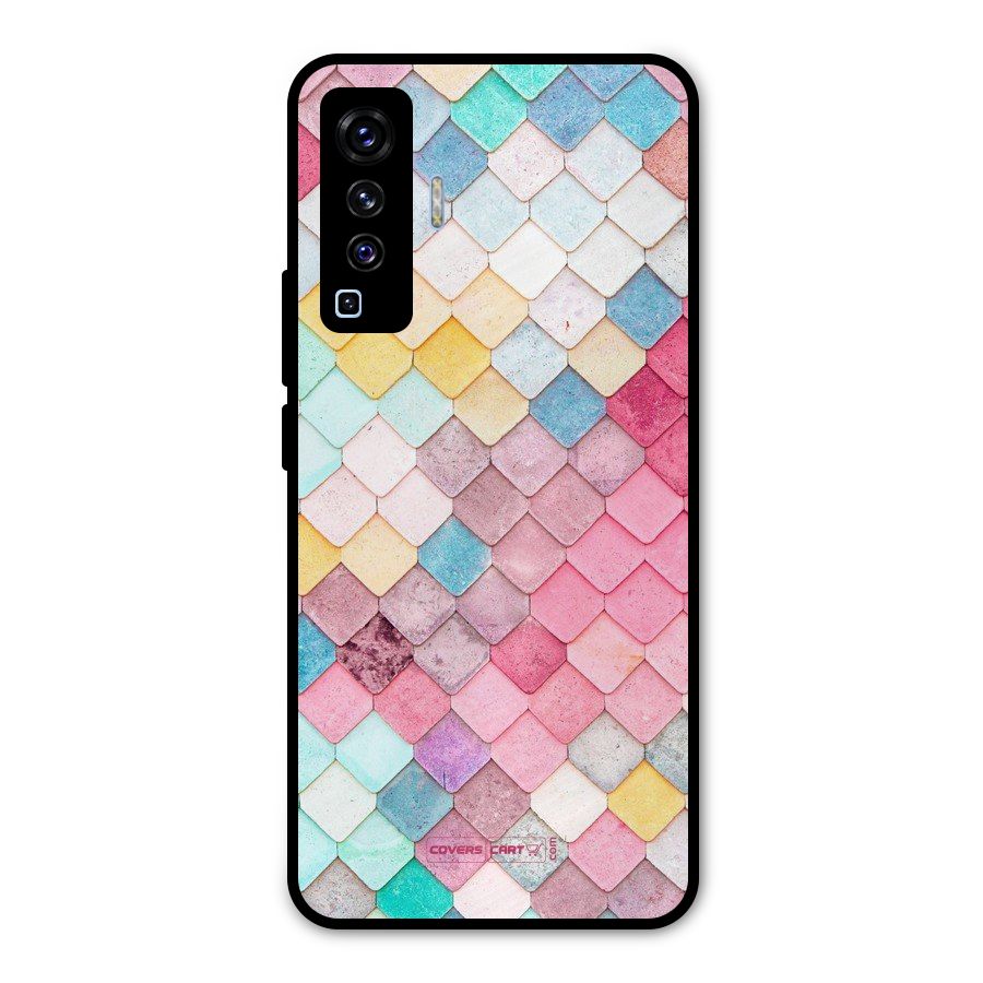 Rocks Pattern Design Metal Back Case for Vivo X50