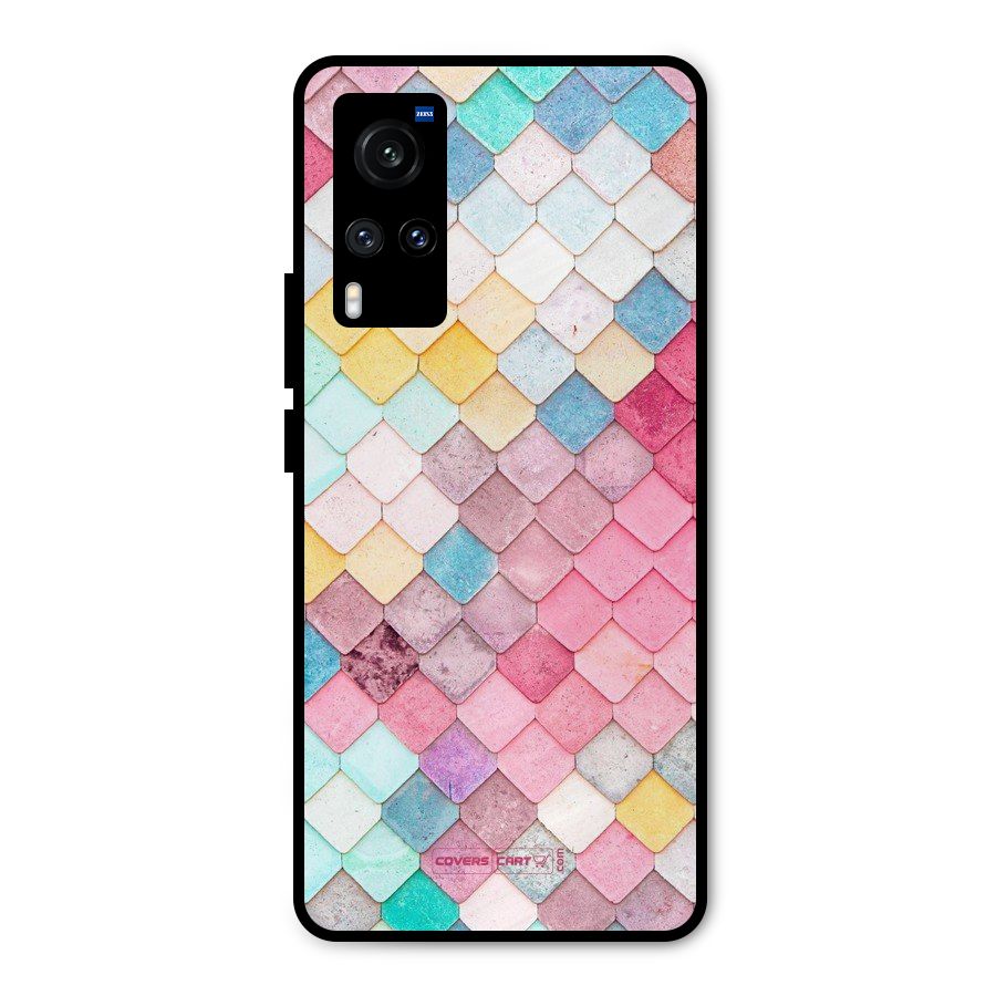 Rocks Pattern Design Metal Back Case for Vivo X60