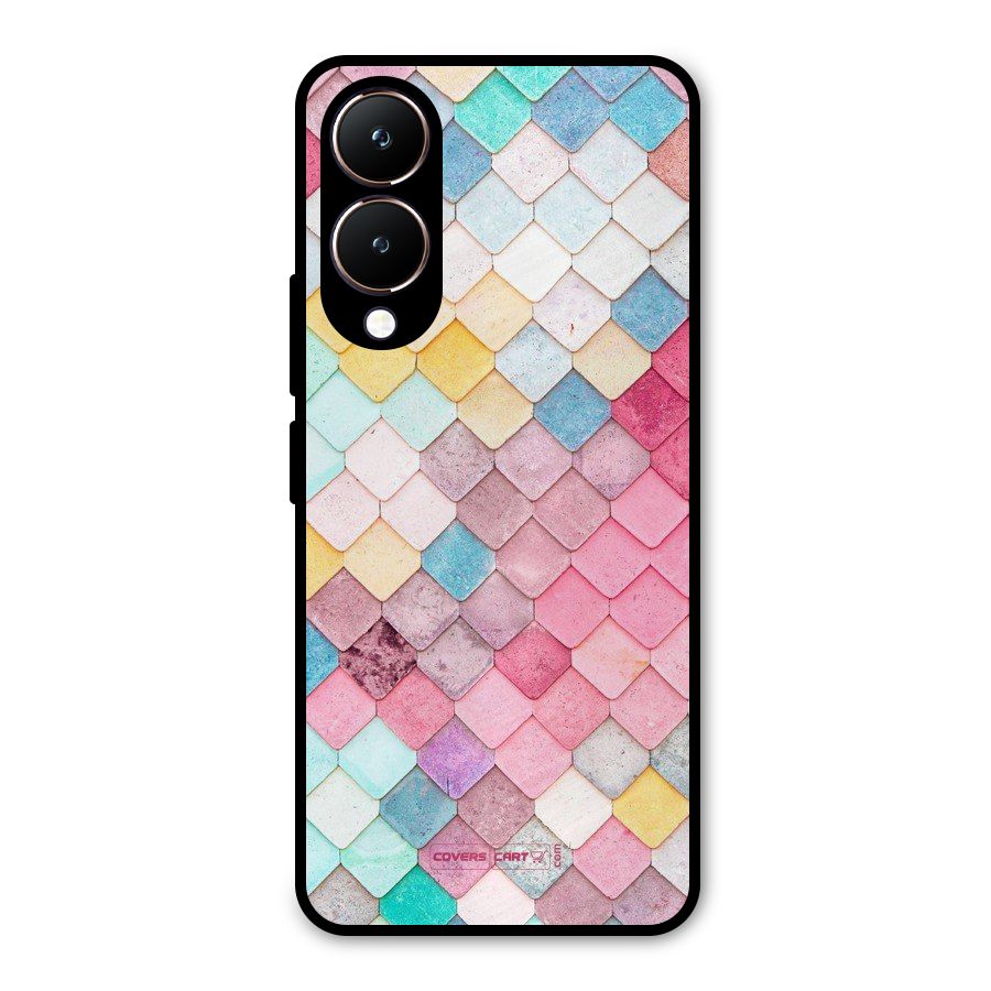 Rocks Pattern Design Metal Back Case for Vivo Y28