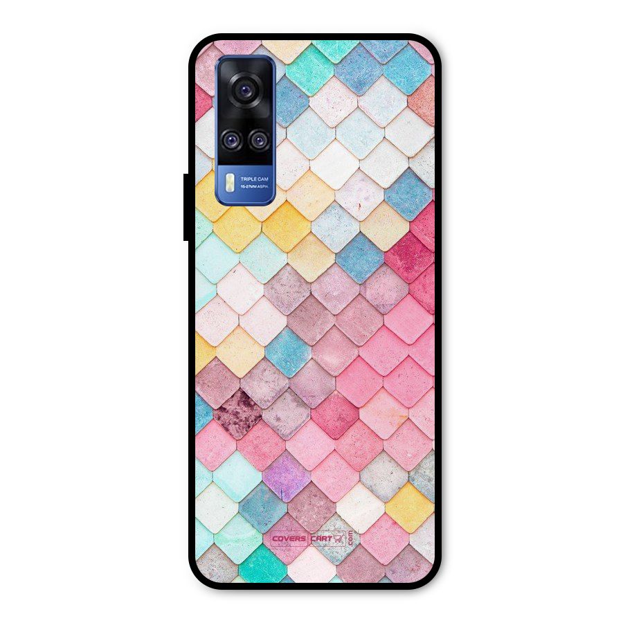 Rocks Pattern Design Metal Back Case for Vivo Y31