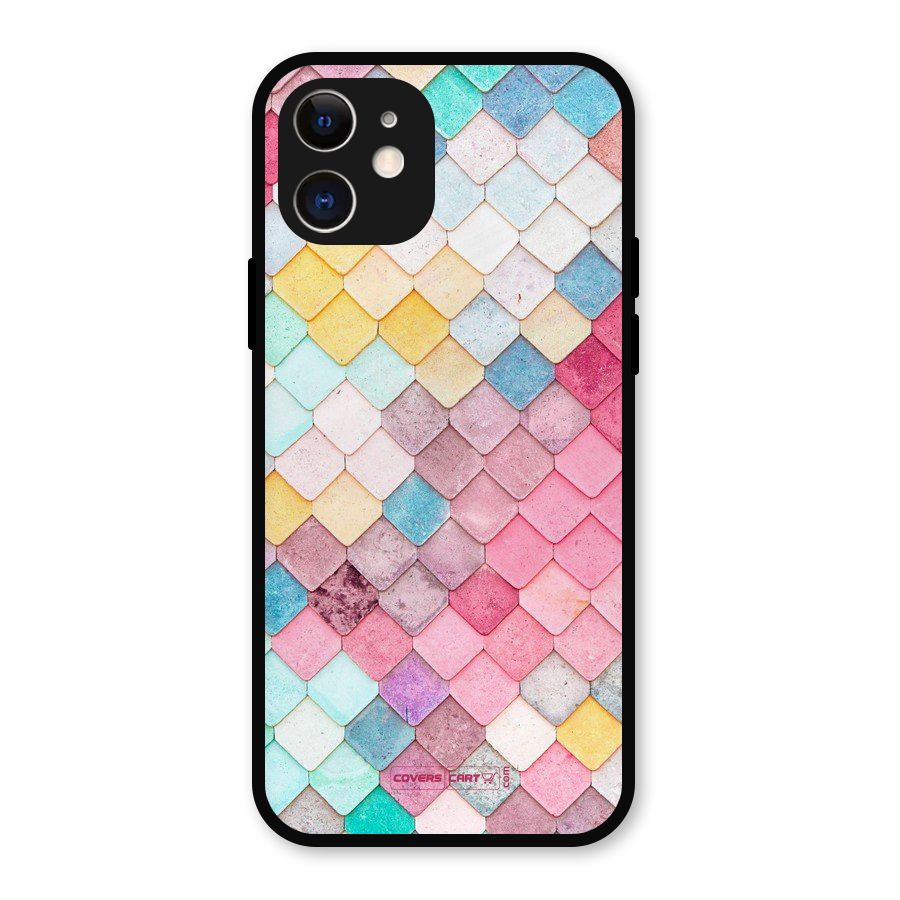 Rocks Pattern Design Metal Back Case for iPhone 12