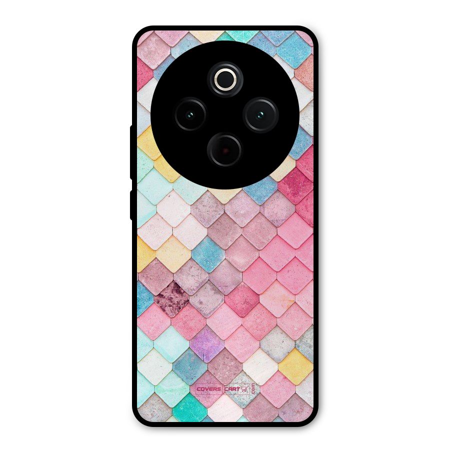 Rocks Pattern Design Metal Back Case for iQOO Z10