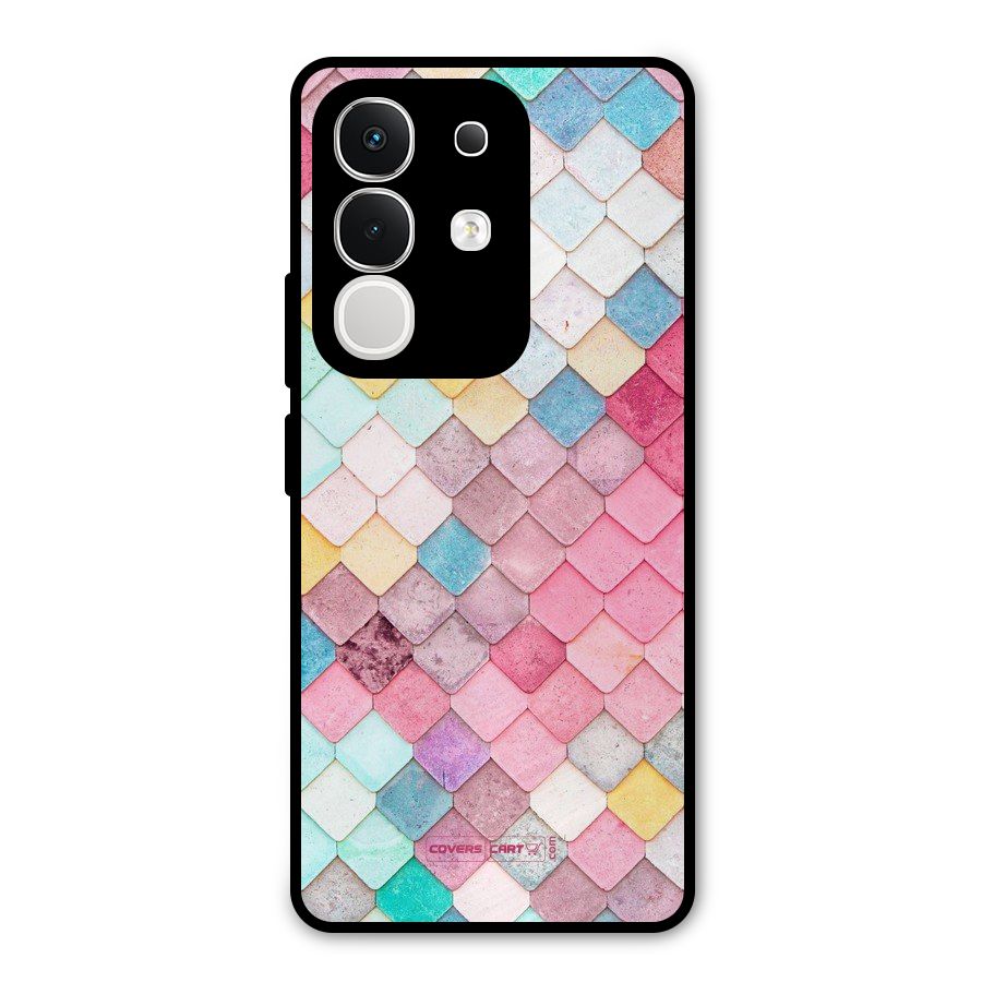 Rocks Pattern Design Metal Back Case for iQOO Z10x