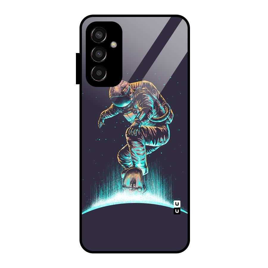 Rolling Spaceman Glass Back Case for Galaxy F13