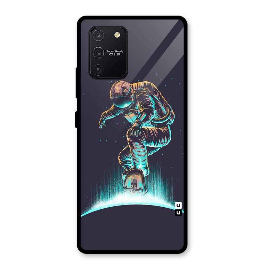Rolling Spaceman Glass Back Case for Galaxy S10 Lite