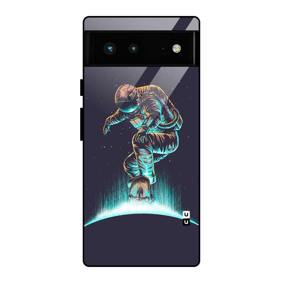 Rolling Spaceman Glass Back Case for Google Pixel 6