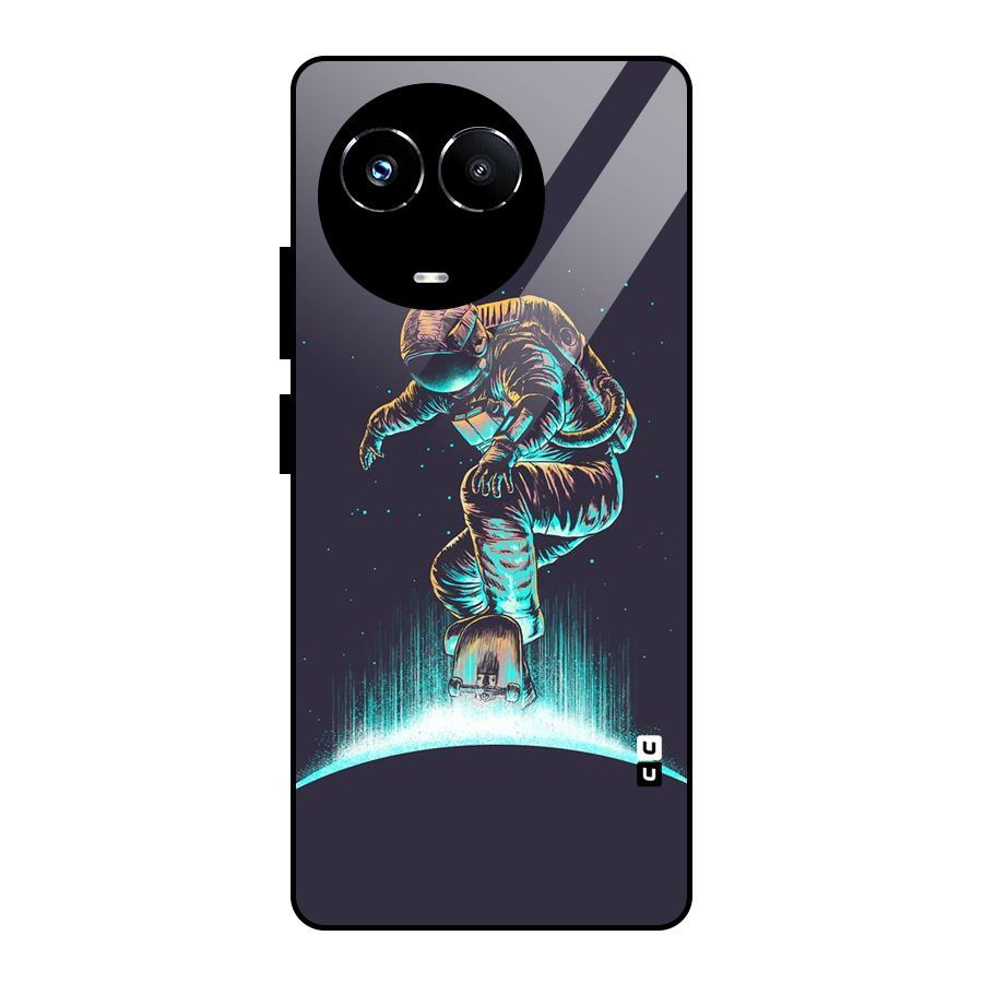 Rolling Spaceman Glass Back Case for Realme Narzo 60X