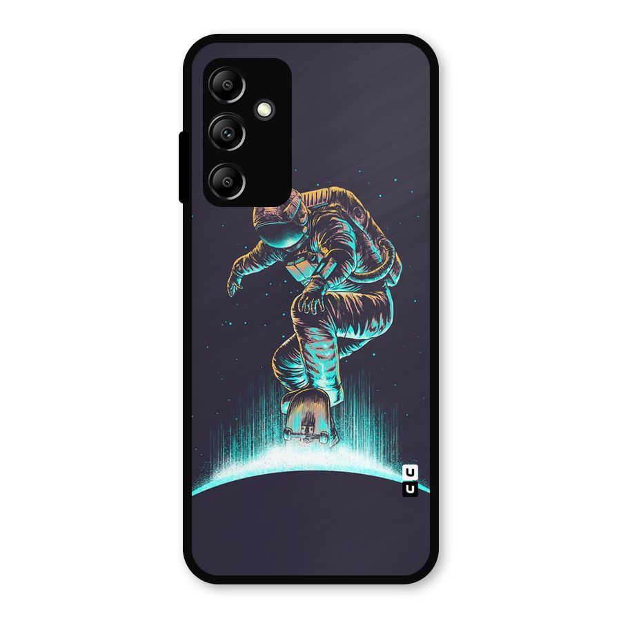 Rolling Spaceman Metal Back Case for Galaxy A14 5G