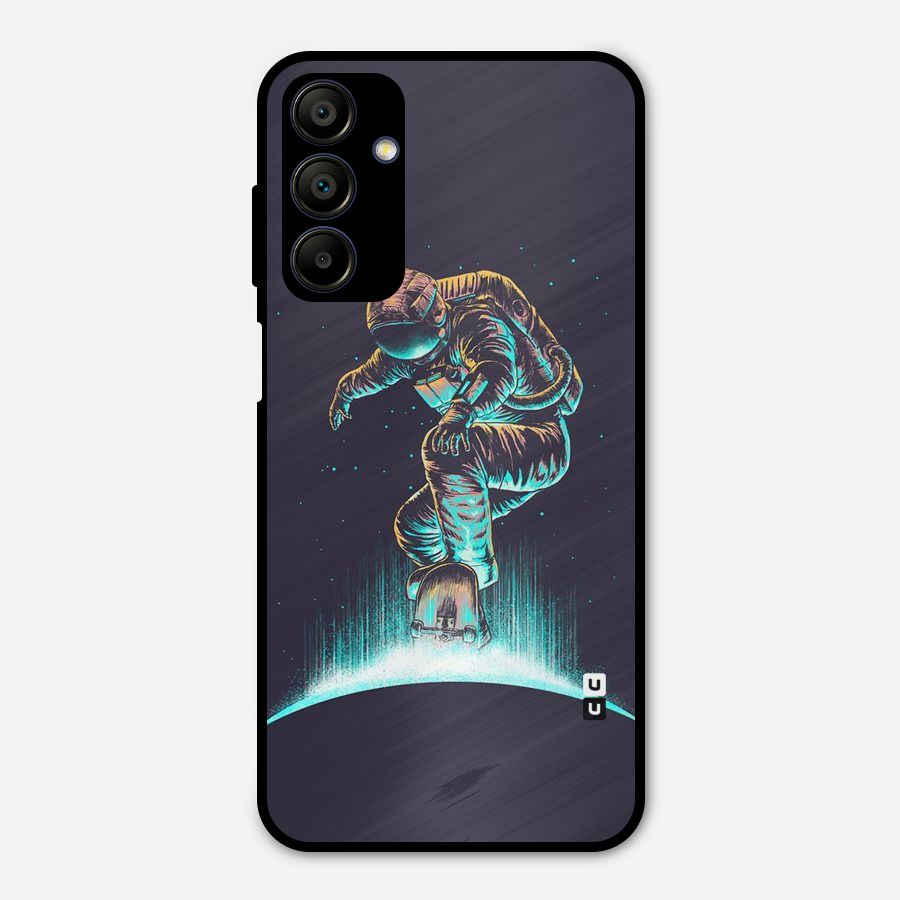 Rolling Spaceman Metal Back Case for Galaxy A15 5G